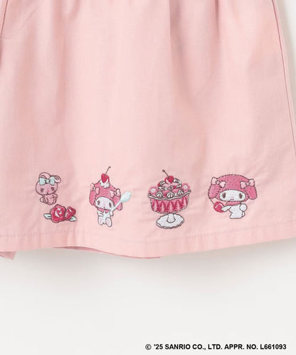 Japanese children's clothing aF#a325 x Sanrio cute printed skirt pants 100-150cm girls summer PANTS 