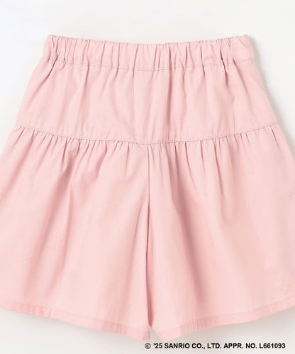 Japanese children's clothing aF#a325 x Sanrio cute printed skirt pants 100-150cm girls summer PANTS 
