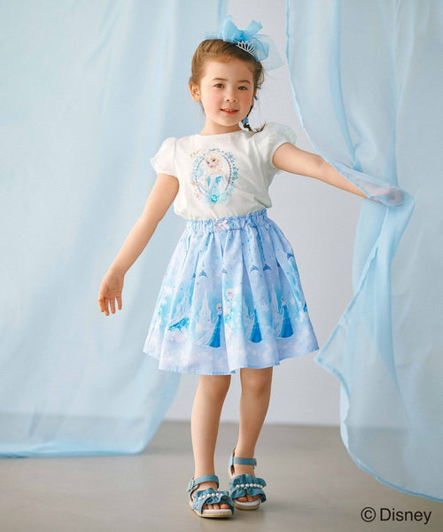 日本童裝 aF#a325 x Disney Princess 公主短裙 100-140cm 女童款 夏季 SKIRTS