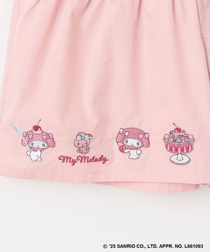 Japanese children's clothing aF#a325 x Sanrio cute printed skirt pants 100-150cm girls summer PANTS 