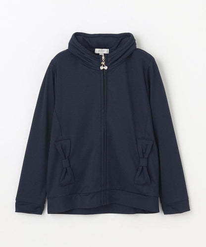 日本童裝 aF#a325 防UV 鑽石車厘子拉練連帽外套 110-160cm 女童款 夏季 OUTERWEAR