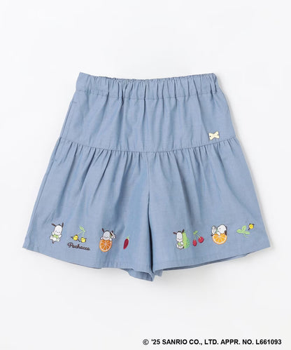Japanese children's clothing aF#a325 x Sanrio cute printed skirt pants 100-150cm girls summer PANTS 
