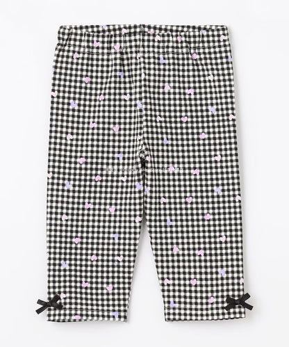 Japanese children's clothing aF#a325 stretch leggings 90-130cm girls summer PANTS 