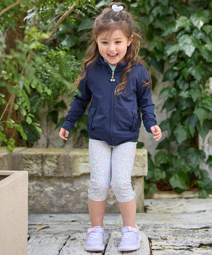 日本童裝 aF#a325 防UV 鑽石車厘子拉練連帽外套 110-160cm 女童款 夏季 OUTERWEAR