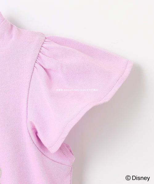 日本童裝 aF#a325 x Disney 公主珠片上衣 100-140cm 女童款 夏季 TOPS
