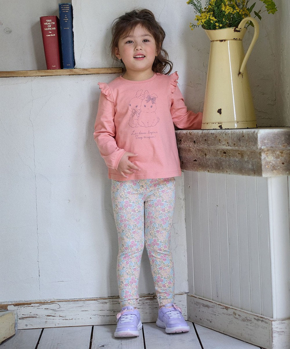 Japanese children's clothing aF#a325 cute leggings 90-130cm girls summer PANTS 