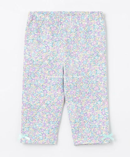 Japanese children's clothing aF#a325 stretch leggings 90-130cm girls summer PANTS 