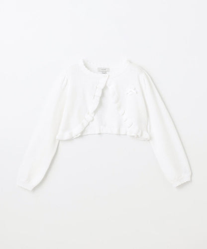 Japanese children's clothing aF#a325 knitted jacket 110-160cm girls summer outerwear interview / banquet / performance 