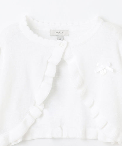 Japanese children's clothing aF#a325 knitted jacket 110-160cm girls summer outerwear interview / banquet / performance 