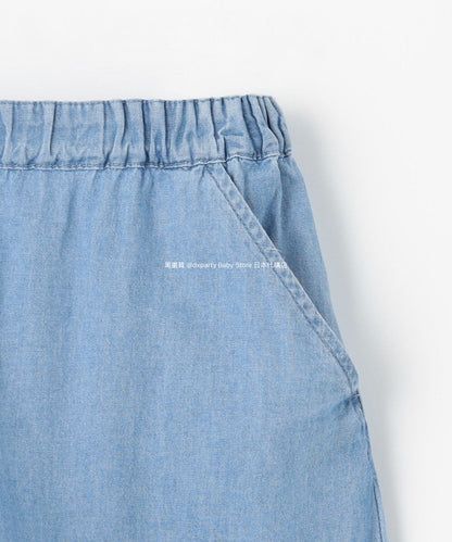 Japanese children's clothing aF#a325 scalloped hem shorts 100-160cm girls summer PANTS 
