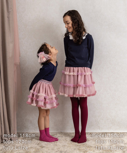 Japanese children's clothing panpantutu perfect pink tutu skirt 70-145cm girls newborn baby summer SKIRTS 