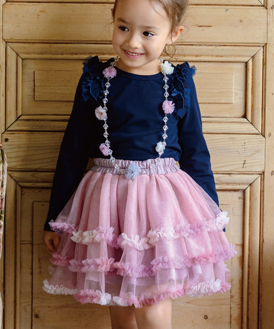 Japanese children's clothing panpantutu perfect pink tutu skirt 70-145cm girls newborn baby summer SKIRTS 