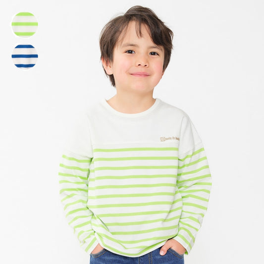 Daddy Oh Daddy Japanese-made striped tops (90-130cm) for boys (summer TOPS) 