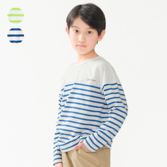 Daddy Oh Daddy Japanese-made striped tops (140-160cm) for boys (summer TOPS) 