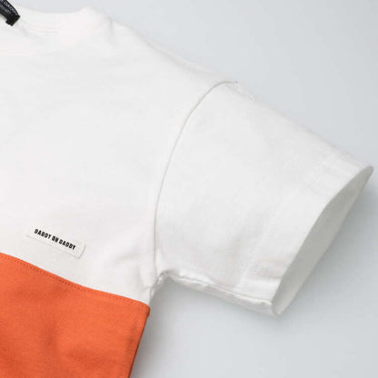 Daddy Oh Daddy Japanese-made striped short-sleeved tops (140-160cm) for boys and girls (summer TOPS) 