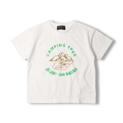 Daddy Oh Daddy Japanese-Made Printed Short-Sleeve Tops (90-130cm) for Boys and Girls Summer 