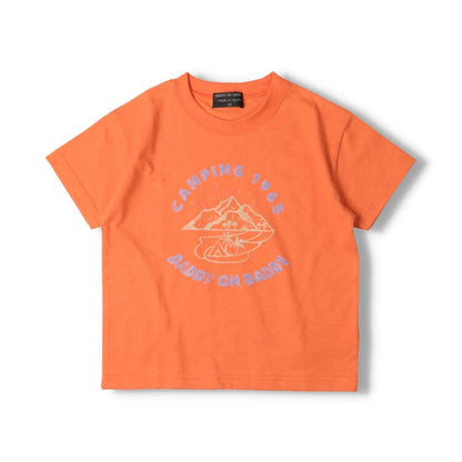 Daddy Oh Daddy Japanese-Made Printed Short-Sleeve Tops (90-130cm) for Boys and Girls Summer 