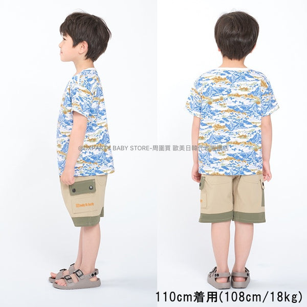 日本童裝 Daddy Oh Daddy 日本製 綿綿山脈上衣 90-130cm 男童款 夏季 TOPS