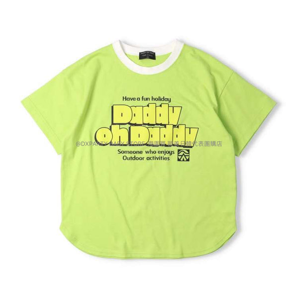 日本童裝 Daddy Oh Daddy 日本製 印花字母上衣 140-160cm 男童款/女童款 夏季 TOPS