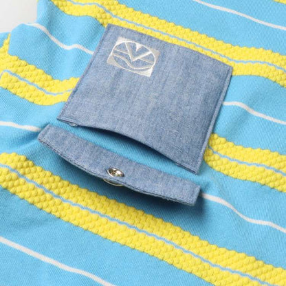 Daddy Oh Daddy Japanese-made denim pocket striped top (90-130cm) for boys and girls (summer TOPS) 