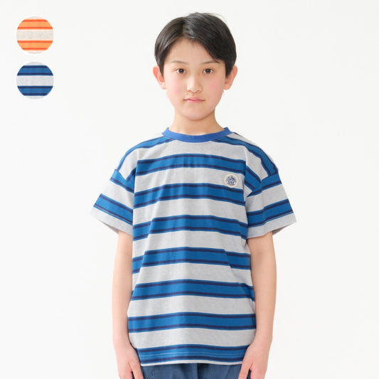 Daddy Oh Daddy Japanese-made striped tops (140-160cm) for boys (summer TOPS) 