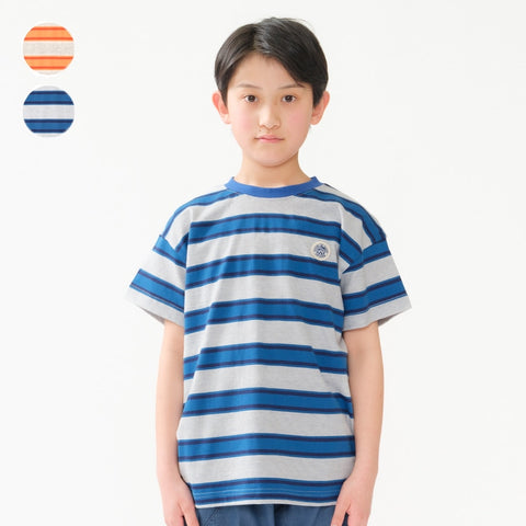 日本童裝 Daddy Oh Daddy 日本製 間條上衣 140-160cm 男童款 夏季 TOPS