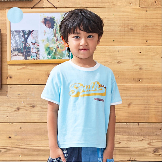 Daddy Oh Daddy Japanese-Made Printed Tops (90-130cm) for Boys (Summer) 