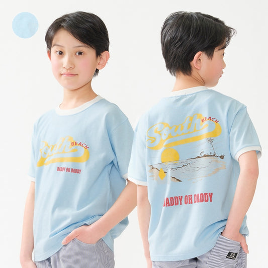 Daddy Oh Daddy Japanese-Made Printed Tops (140-160cm) for Boys (Summer) 