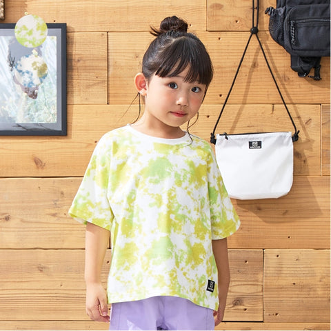 日本童裝 Daddy Oh Daddy 日本製 漸變扎染印花短袖上衣 90-130cm 男童款/女童款 夏季 TOPS