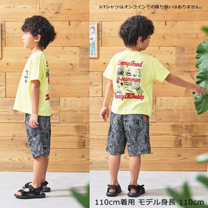 Japanese children's clothing Daddy Oh Daddy plant pattern shorts 90-130cm boys' summer PANTS 