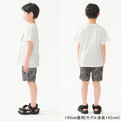 Japanese children's clothing Daddy Oh Daddy plant pattern shorts 140-160cm boys' summer PANTS 