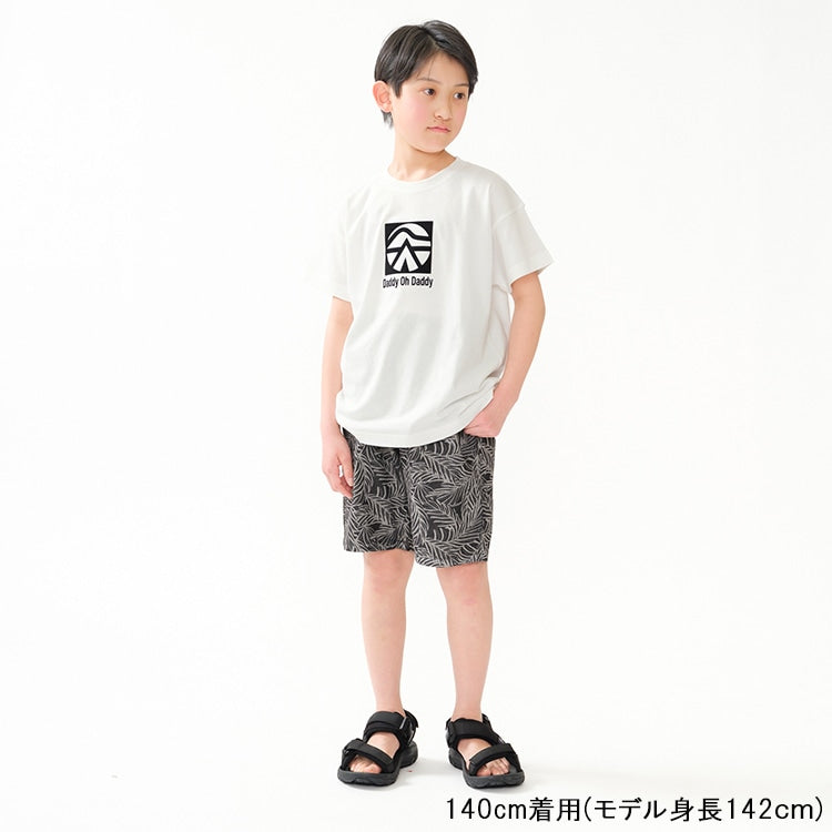 Japanese children's clothing Daddy Oh Daddy plant pattern shorts 140-160cm boys' summer PANTS 