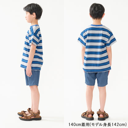 Japanese children's clothing Daddy Oh Daddy contact cool denim shorts 140-160cm boys' summer PANTS 