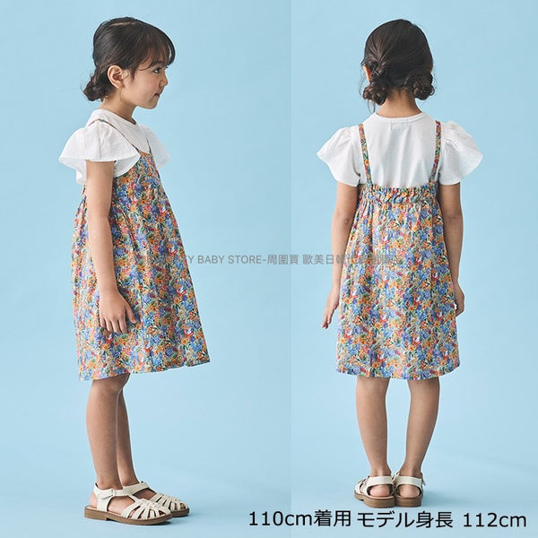 日本童裝 Daddy Oh Daddy 日本製 小孩袖上衣 90-130cm 女童款 夏季 TOPS