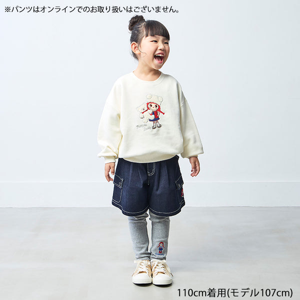 日本童裝 Daddy Oh Daddy 日本製 小女孩刺繡上衣 90-130cm 女童款 秋季 PANTS