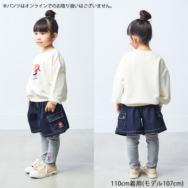 日本童裝 Daddy Oh Daddy 日本製 小女孩刺繡上衣 90-130cm 女童款 秋季 PANTS