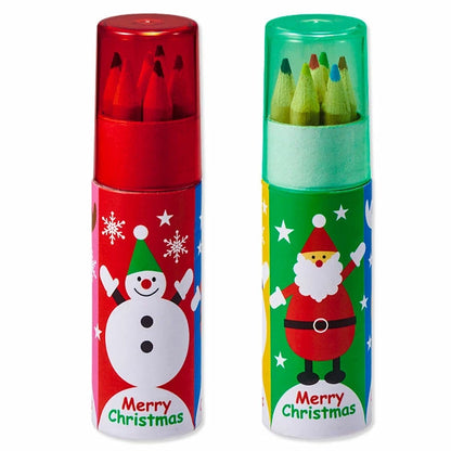 日本直送 聖誕迷李木顏色筆 隨機10筒 聖誕快樂特輯 Christmas Party 發光/玩具/文具/小禮物