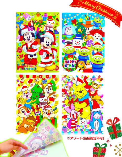 日本直送 A4聖誕File 25入 聖誕快樂特輯 Christmas party/發光/玩具/文具/小禮物