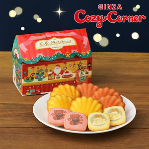 日本直送 銀座Cozy Corner 曲奇蛋糕禮盒 10個入 Christmas聖誕季節限定禮盒 聖誕快樂特輯