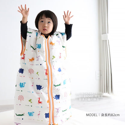 Japanese children's clothing, made in Japan, down vests and sleeping bags, 80-130cm, boys' and girls' autumn and winter sleeping bag series 