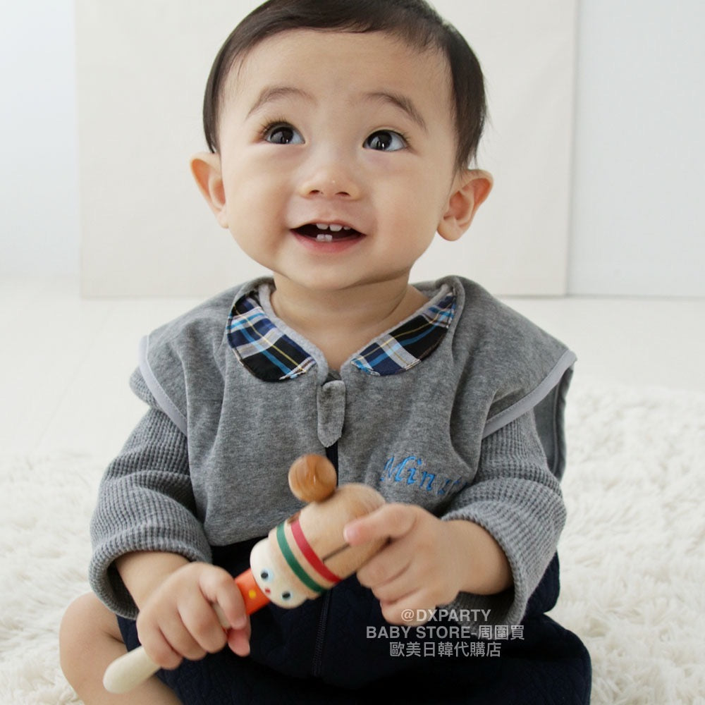 Japanese children's clothing, made in Japan, zippered sleeping bag with embroidered name, newborn - 110cm, autumn and winter boys' and girls' sleeping bag series, newborn baby 