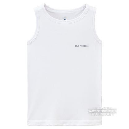 Mont-Bell UV-Proof/Ultra-Thin/Coolest/Deodorant/Antibacterial/Water-Absorbent Quick-Drying Sports Vest (100-120cm) for Boys/Girls Summer TOPS