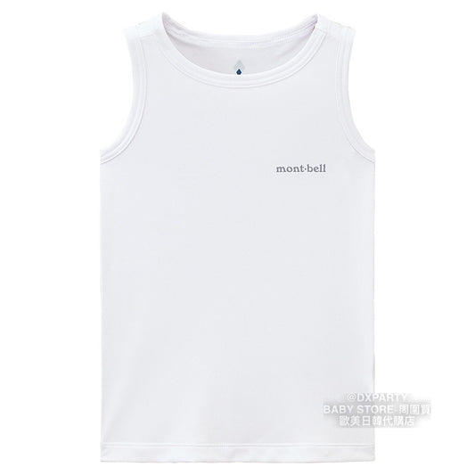 Mont-Bell UV-Proof/Ultra-Thin/Coolest/Deodorant/Antibacterial/Water-Absorbent Quick-Drying Sports Vest (100-120cm) for Boys/Girls Summer TOPS