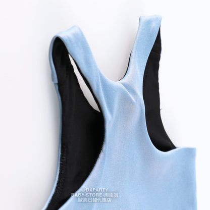Japanese YOGA Solid Color Top 110-150cm Girls' Yoga Series 
