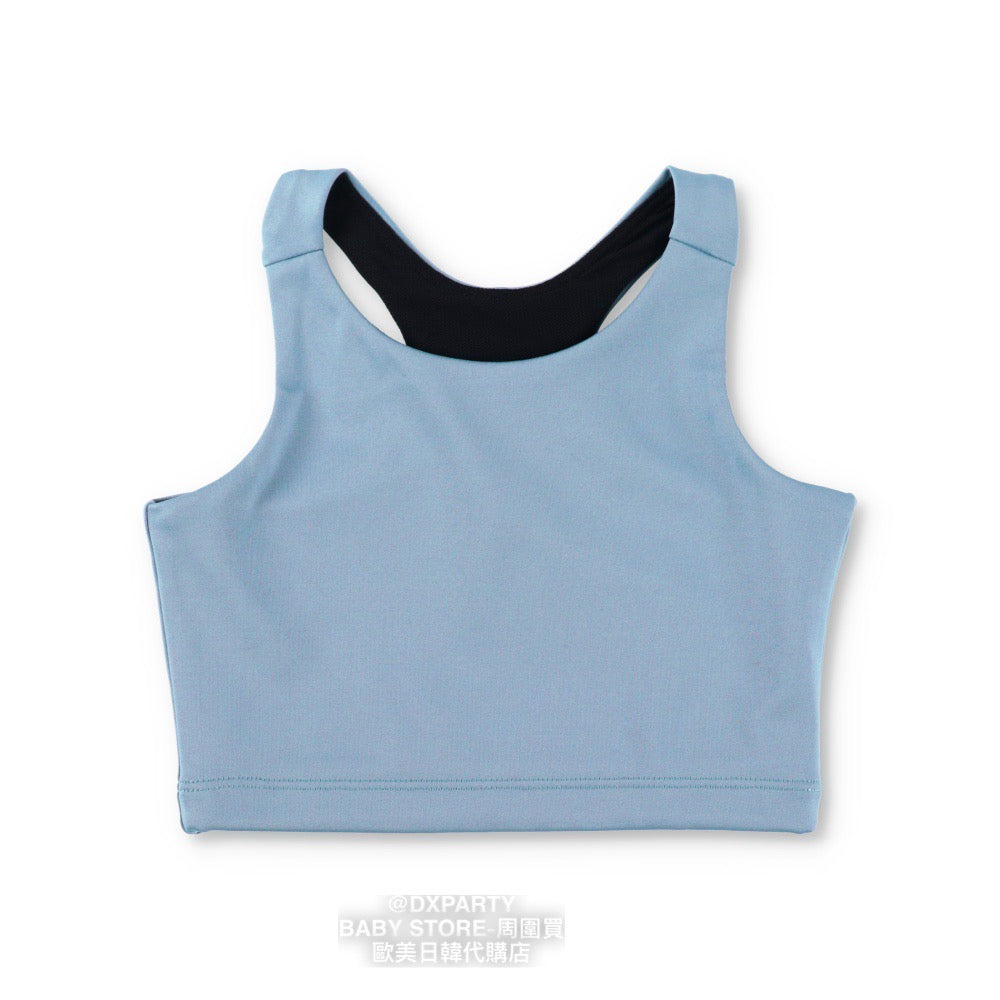 Japanese YOGA Solid Color Top 110-150cm Girls' Yoga Series 