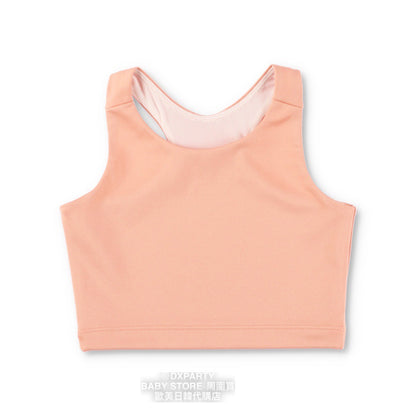 Japanese YOGA Solid Color Top 110-150cm Girls' Yoga Series 
