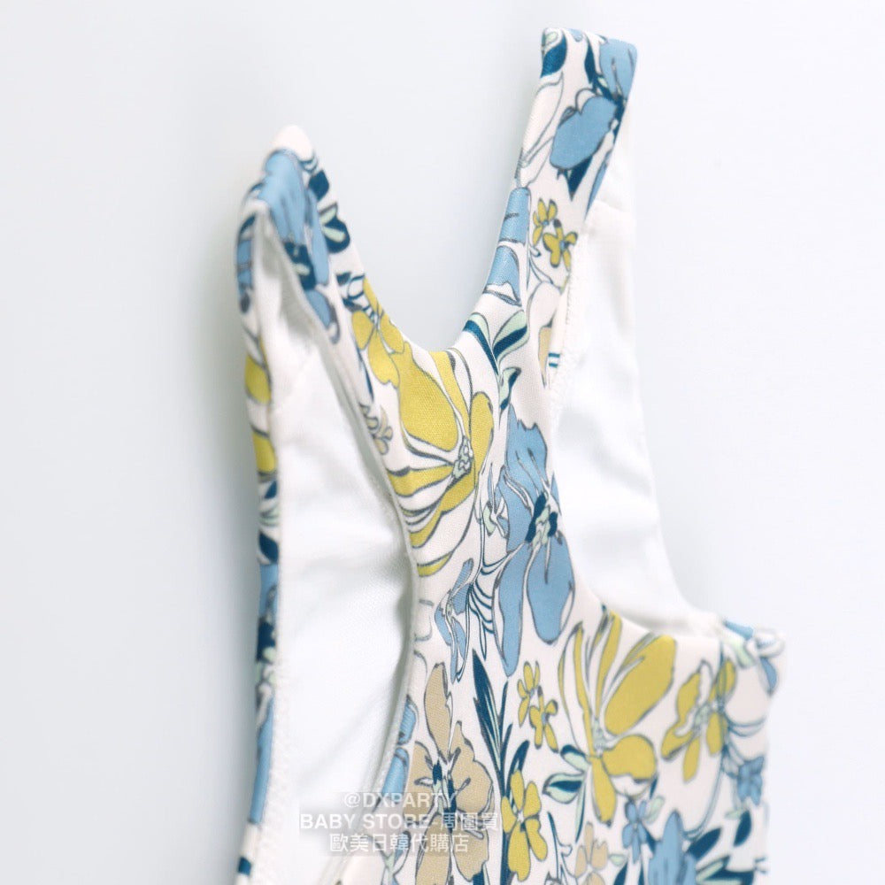 Japanese YOGA Children's Clothing Large Flower TOP 110-150cm Girls' Children's Yoga Series 
