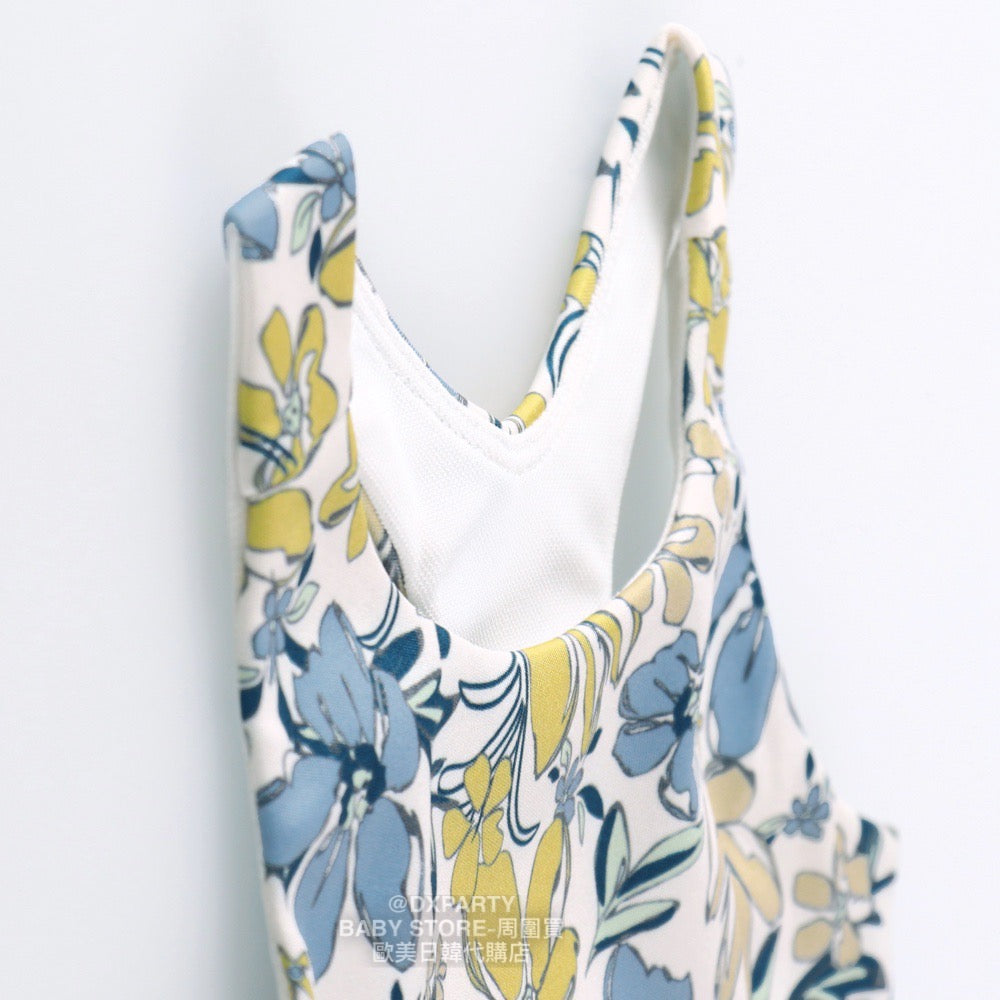 Japanese YOGA Children's Clothing Large Flower TOP 110-150cm Girls' Children's Yoga Series 