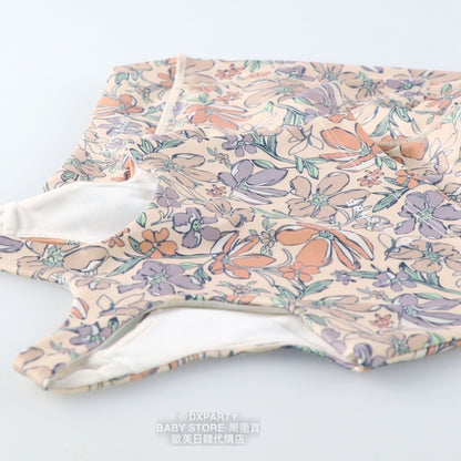 Japanese YOGA Children's Clothing Large Flower TOP 110-150cm Girls' Children's Yoga Series 