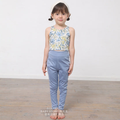 Japanese YOGA solid color leggings 110-150cm for girls, children's yoga series 